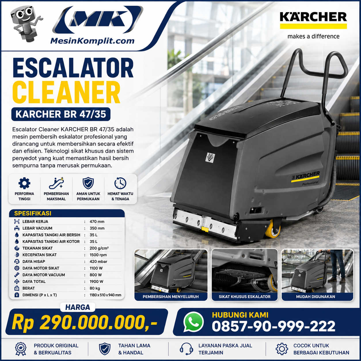Pembersih Eskalator Karch...